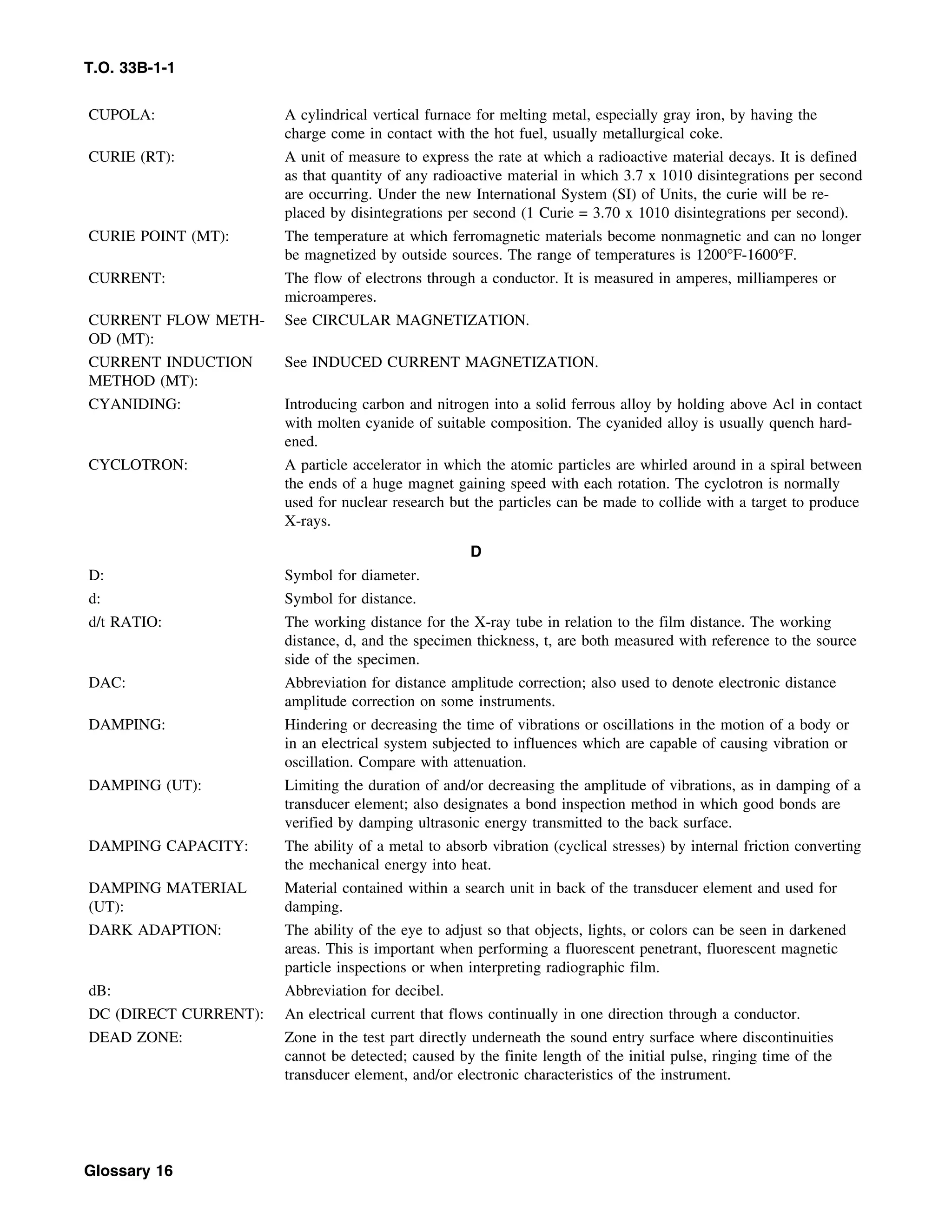 Basic Theory   for  non destructive testing