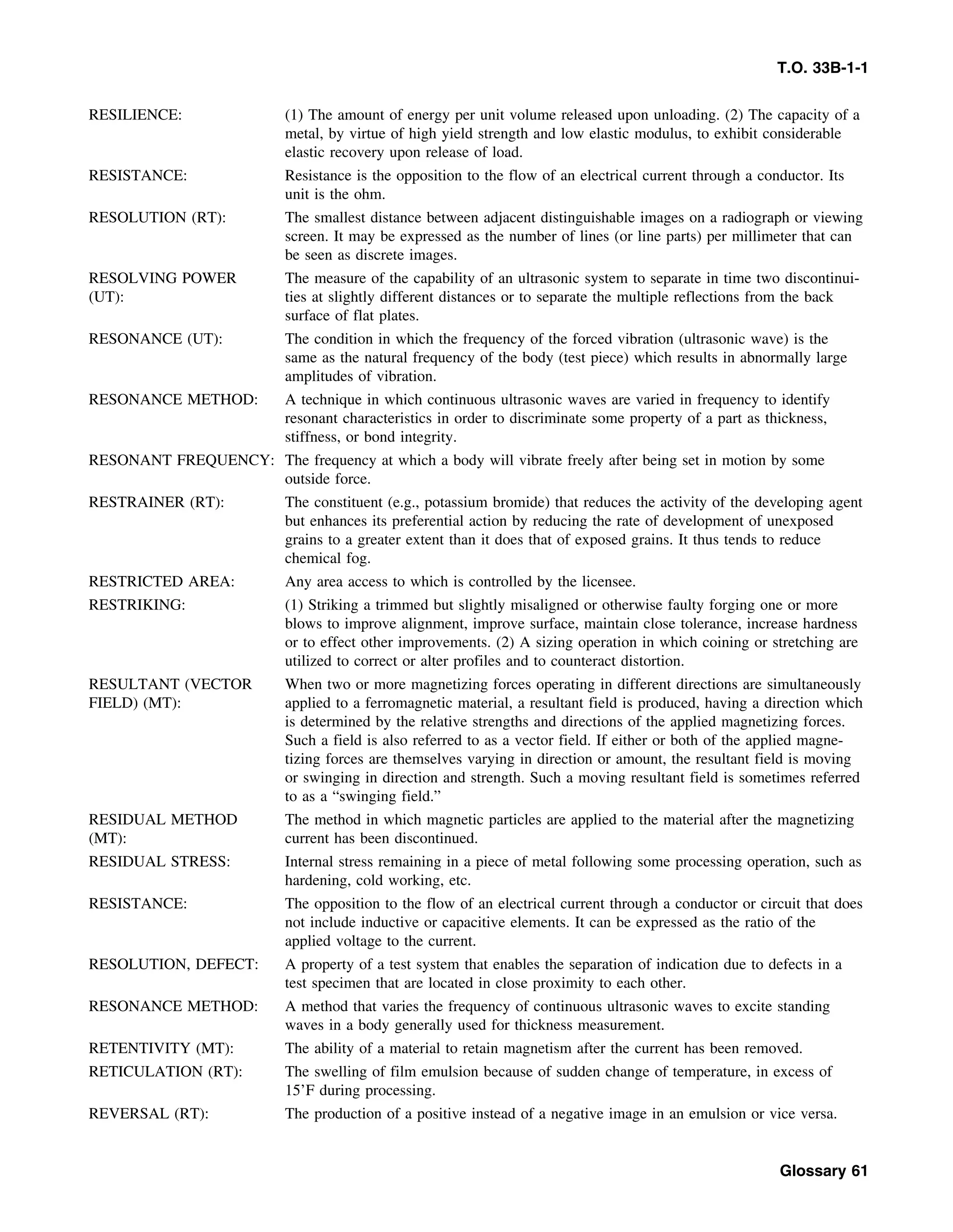 Basic Theory   for  non destructive testing