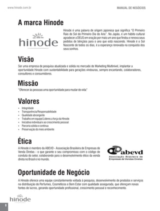 Manual negocios  hinode
