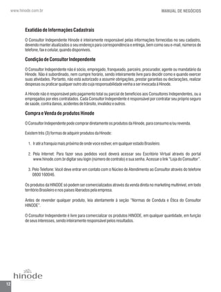 Manual negocios  hinode