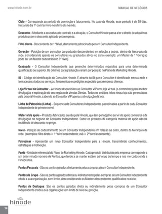 Manual negocios  hinode