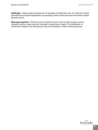 Manual negocios  hinode