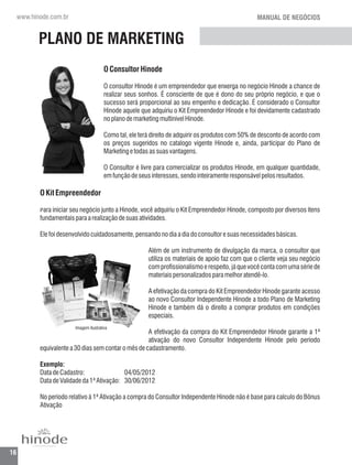 Manual negocios  hinode