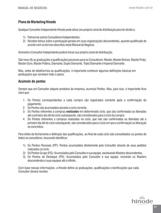 Manual negocios  hinode