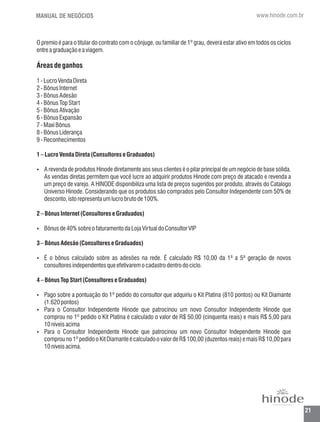 Manual negocios  hinode