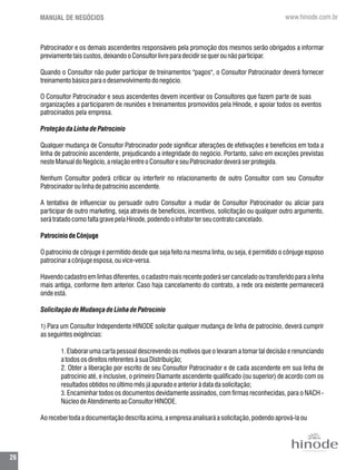 Manual negocios  hinode