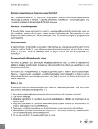Manual negocios  hinode