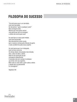 Manual negocios  hinode