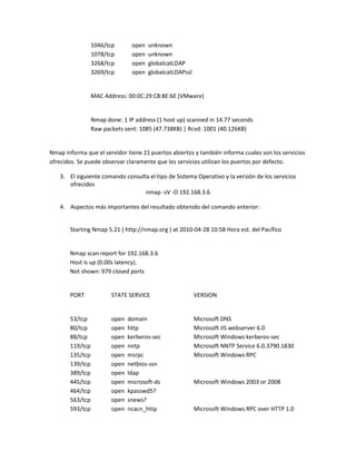 Nmap Ldap Manual Nesus And Nmap | PDF