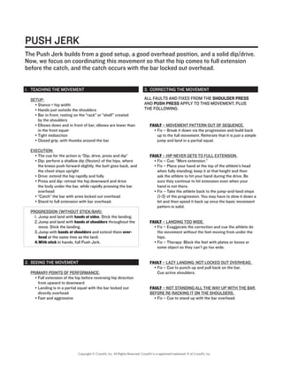 Copyright © CrossFit, Inc. All Rights Reserved. CrossFit is a registered trademark ‰ of CrossFit, Inc.
 