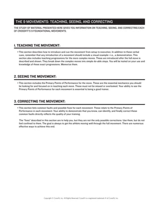 Copyright © CrossFit, Inc. All Rights Reserved. CrossFit is a registered trademark ‰ of CrossFit, Inc.
 