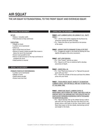 Copyright © CrossFit, Inc. All Rights Reserved. CrossFit is a registered trademark ‰ of CrossFit, Inc.
 