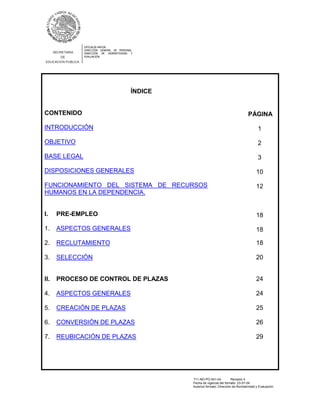 Manual normas administracion_recursos_humanos_sep | PDF