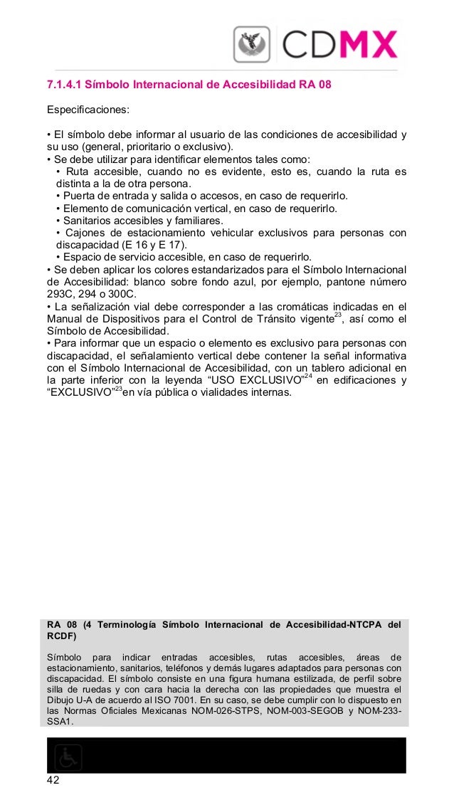 Manual Normas Tecnicas accesibilidad 2016