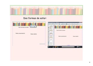 Dos formas de estar:




Modo presentación
                            Modo diseño




                                          4
 