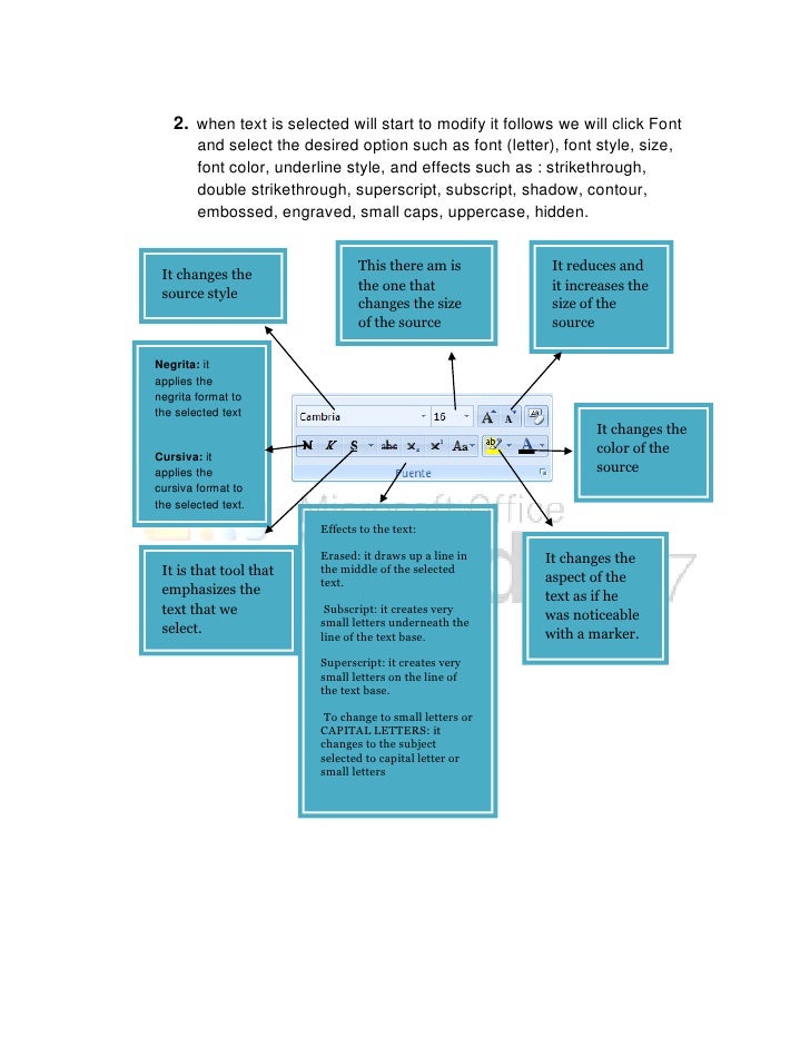 Manual of functions step by step microsoft word 2007