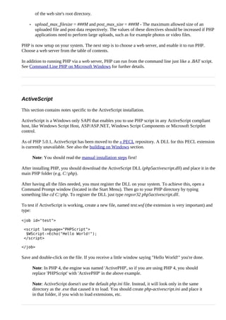 Manual oficial de php5 | PDF