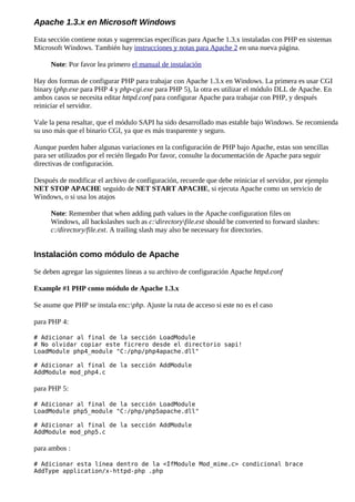 Manual oficial de php5 | PDF