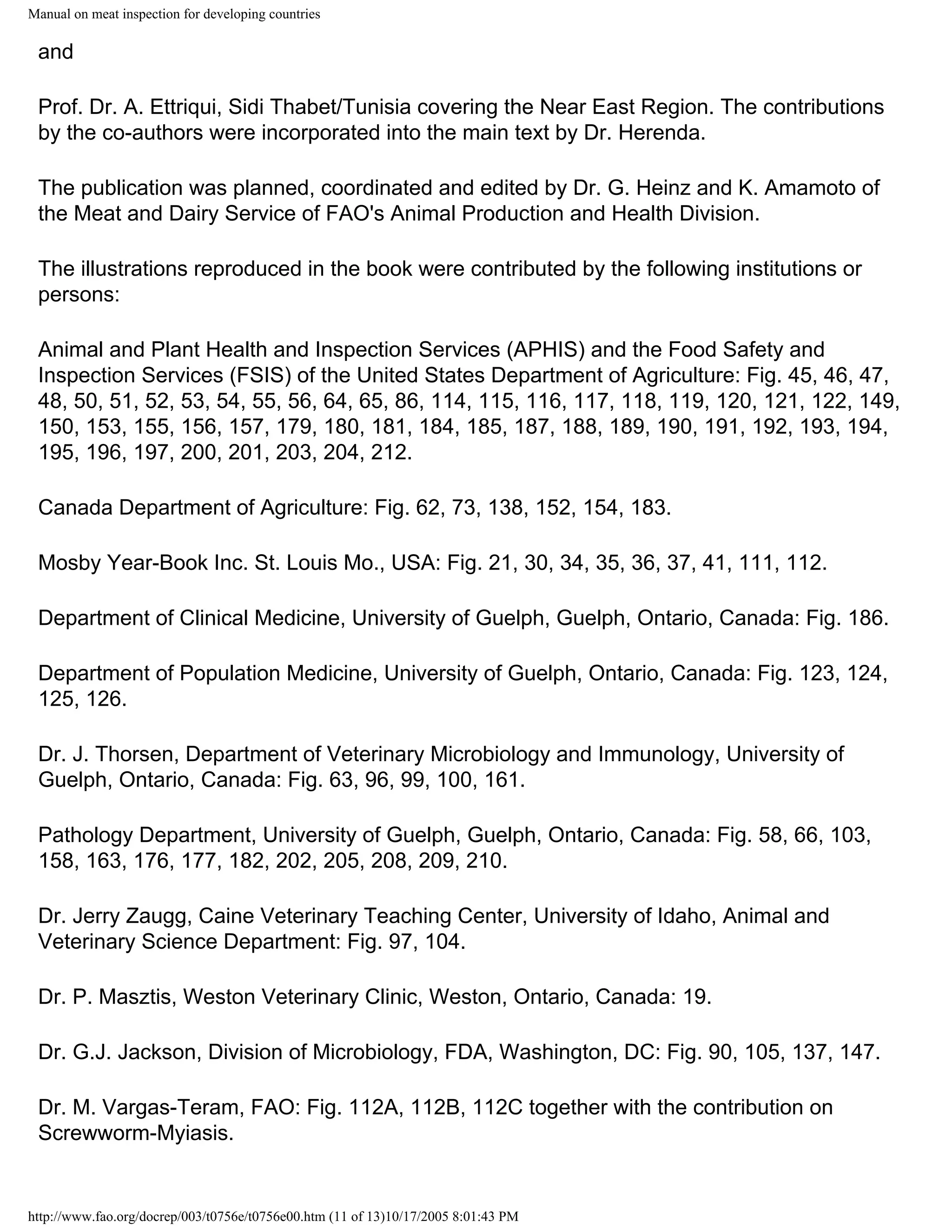 Manual on meat inspection for developing countries | PDF