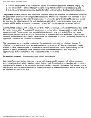 Manual on meat inspection for developing countries | PDF