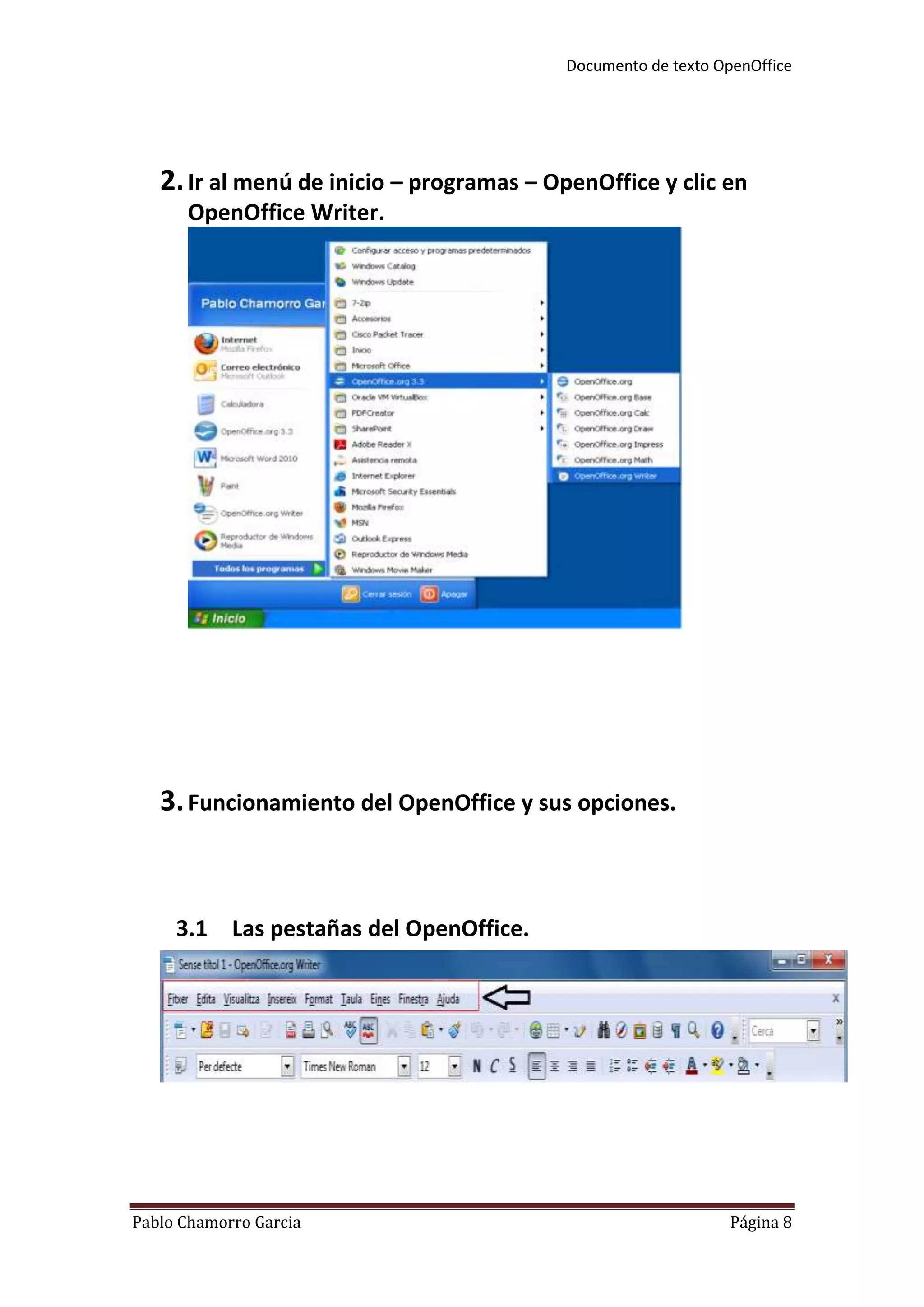 Manual open office 3