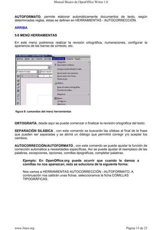 Manual Open Office Writer | PDF