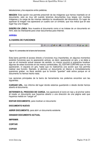 Manual Open Office Writer | PDF