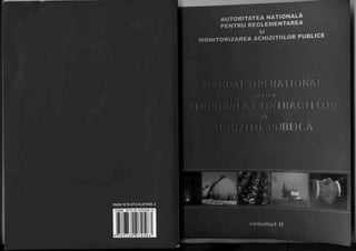 Manual operational pentru atribuirea contractelor de achizitie publica vol 2