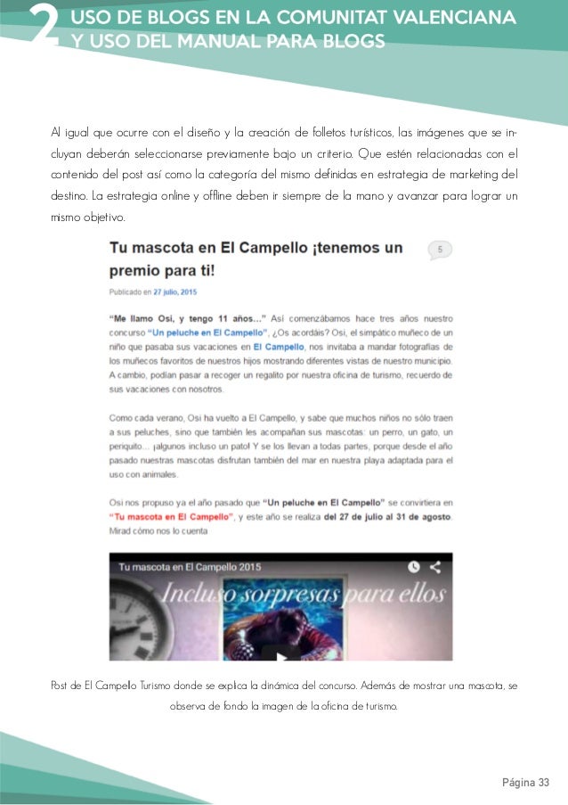 Manual Operativo Para La Gestion De Blogs En Destinos Turisticos Manual Operativo Para La Gestion De Blogs En Destinos Turisticos