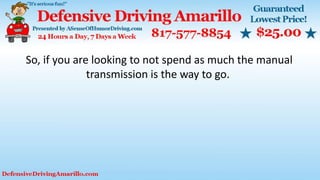 So, if you are looking to not spend as much the manual
transmission is the way to go.
 