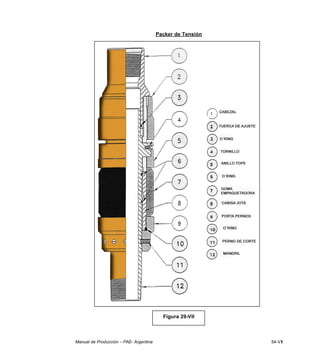 Manual de Producción – PAE- Argentina 54-VII
Packer de Tensión
Figura 29-VII
 