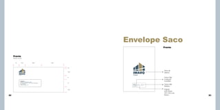 Envelope Saco
Frente

Frente
Redução de 50%

13

14,2

36,8

50,4

2,7

Marca da
empresa

15,8

Premium

Premium

Futura 10pt
Condensed
ExtraBold

9

Destinatário
EMPRESA EMPRESARIAL LTDA
Rua dos Empresários, nº 999 - Bairro Empresarial
Cep 01010-010
Empresarianópolis - EP

17
Destinatário
EMPRESA EMPRESARIAL LTDA
Rua dos Empresários, nº 999 - Bairro Empresarial
Cep 01010-010
Empresarianópolis - EP

12,5

82

Futura 10pt
Medium
Etiqueta
6182 Pimaco
339 x 101,6 mm
Branca

83

 