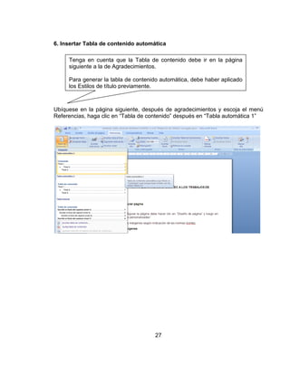 Manual para aplicar normas Icontec a los trabajos de grado | PDF