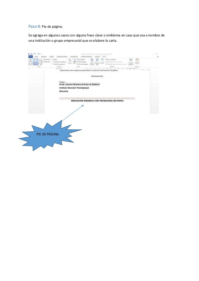 Como crear una carta