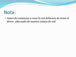 Manual para crear una red de área local | PPTX