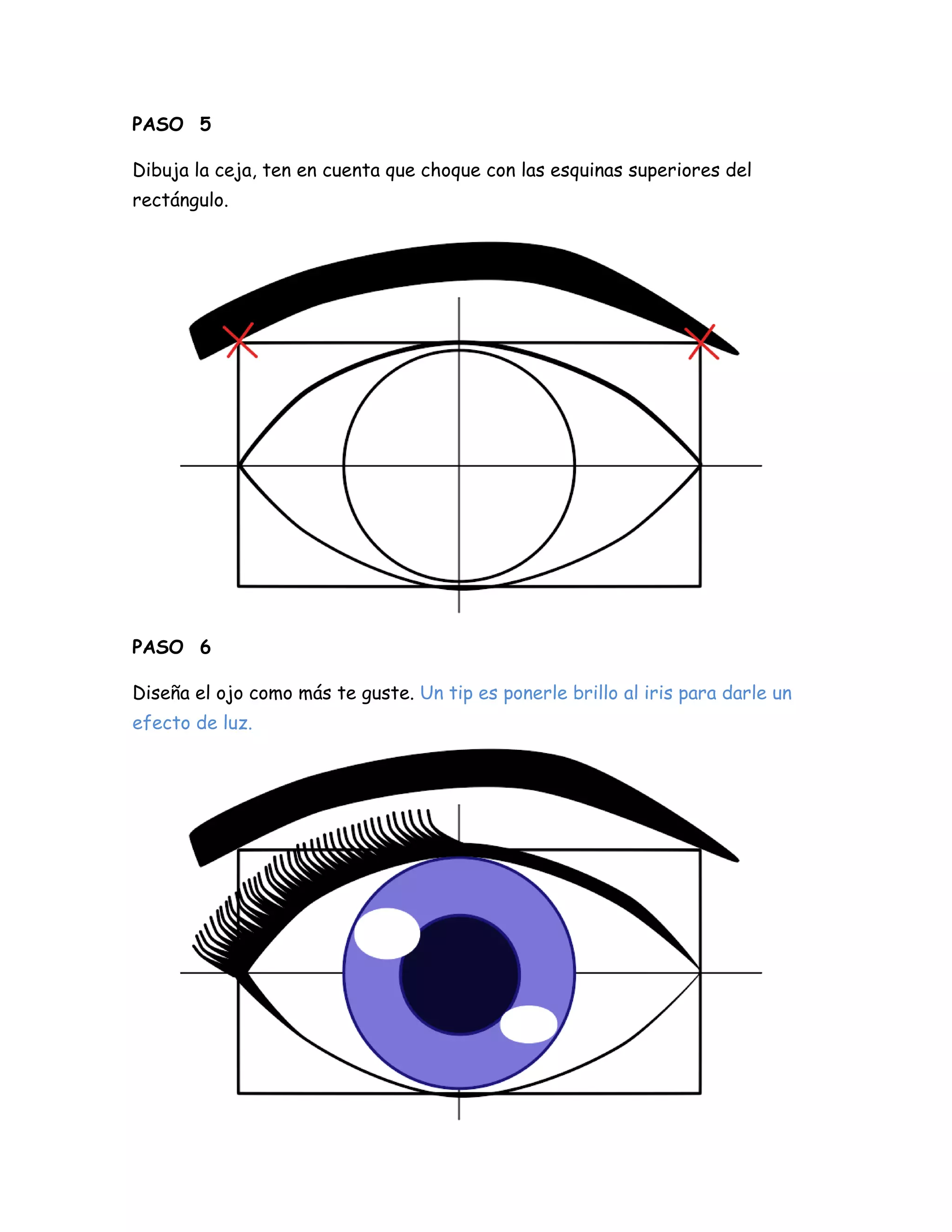 Manual para dibujar ojos