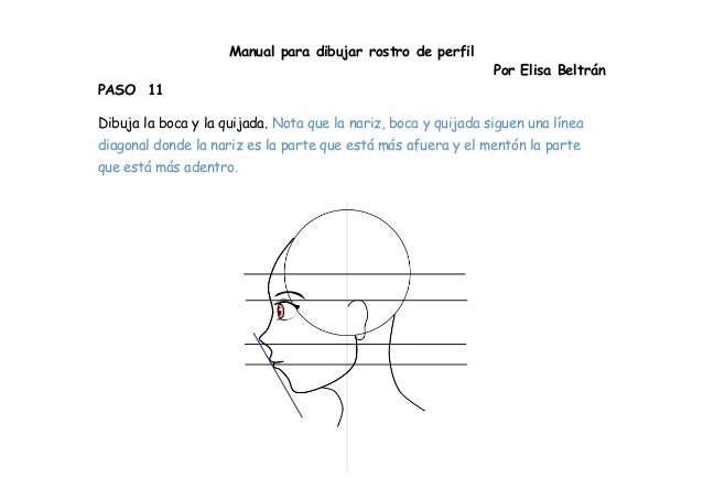 wallpapers Cara De Perfil Dibujo Paso A Paso manual para dibujar rostro perfil