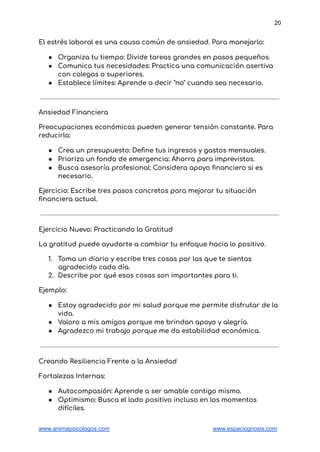Manual Completo para el Manejo de la Ansiedad y Pánico (Guía Clínica) | PDF