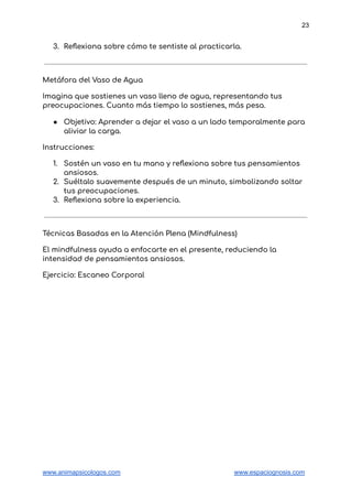 Manual Completo para el Manejo de la Ansiedad y Pánico (Guía Clínica) | PDF
