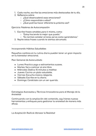 Manual Completo para el Manejo de la Ansiedad y Pánico (Guía Clínica) | PDF