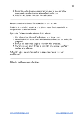 Manual Completo para el Manejo de la Ansiedad y Pánico (Guía Clínica) | PDF