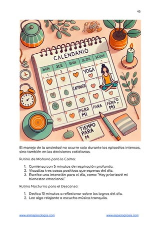 Manual Completo para el Manejo de la Ansiedad y Pánico (Guía Clínica) | PDF
