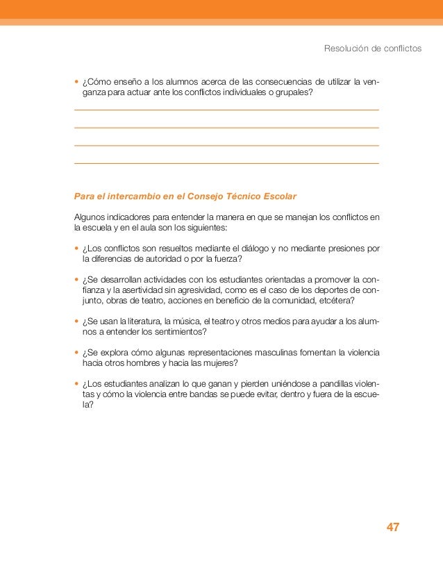 Manual para el mejoramiento de la convivencia escolar