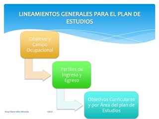 LINEAMIENTOS GENERALES PARA EL PLAN DE ESTUDIOSRosa Elena Vélez Miranda                                        UACE