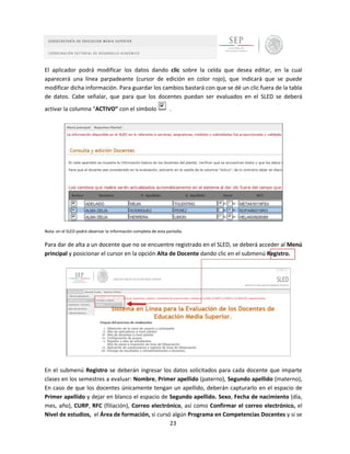 Manual para evaluar el desempeño docente en el bachillerato tecnologico ...