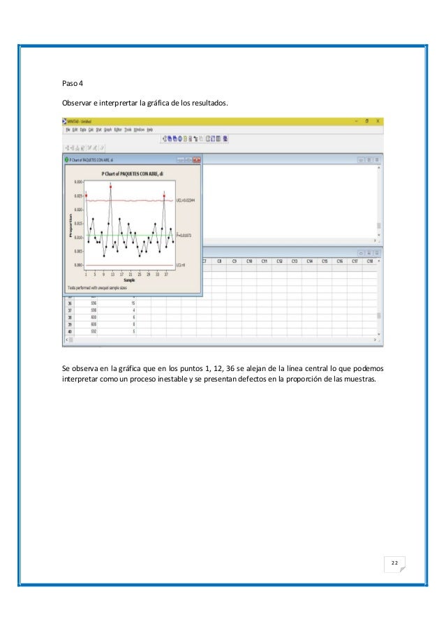 Manual para la elaboracion de cartas de control en minitab