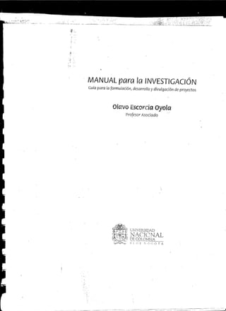 Manual para la investigacion