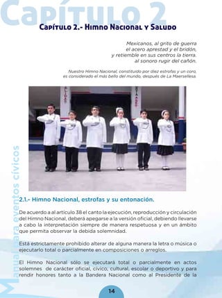 Manual para la preparación y organización de Eventos Cívicos | PDF
