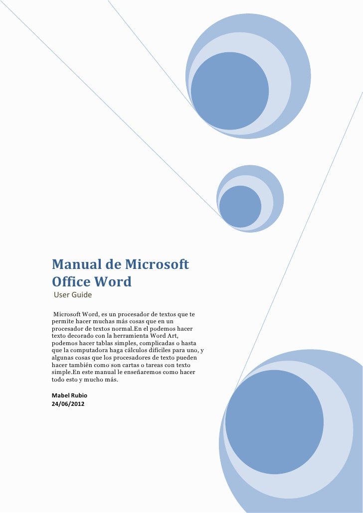 Manual Para Microsoft Office Word
