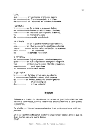 Manual para trabajar el himno nacional mexicano | PDF